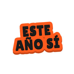 Clac de letras recortadas que dice «ESTE AÑO SÍ»