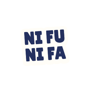 Clac de letras recortadas que dice «NI FU NI FA»