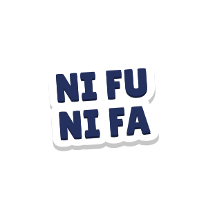 Clac de letras recortadas que dice «NI FU NI FA»