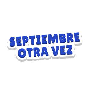Clac de letras recortadas que dice «SEPTIEMBRE OTRA VEZ»