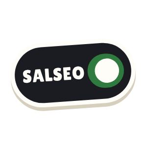 Clac con forma de un interruptor y el texto «SALSEO»