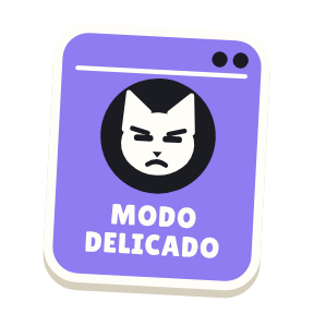 Clac con forma de una lavadora y el texto «MODO DELICADO»