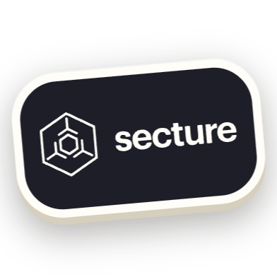 Clac exclusivo con el logo de Secture